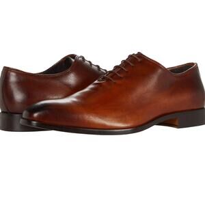 Massimo Matteo Brown Leather Oxford Dress Shoes